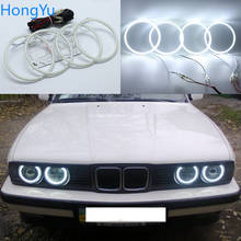 For BMW E30 E32 E34 Super Bright white color 3528 SMD led Angel Eyes kit daytime running light DRL LED Daytime running lights 2024 - buy cheap