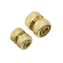 5pc 1/2 3/4 Inch Hose Repair Connector Brass 12mm/16mm Hose Connector Garden Greenhouse Water Pipe Adapter 2024 - buy cheap