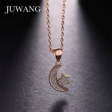 JUWANG Charm Necklaces & Pendants for Woman Girl  AAA Cubic Zircon Chain Necklaces  Fashion Jewelry Wholesale 2024 - buy cheap