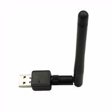 Беспроводной Mini-USB WiFi адаптер 802.11n/g/b 150 Мбит/с сетевая карта LAN w/антенна 2024 - купить недорого