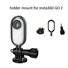 Suporte de lente de extensão para câmera insta360 go 2, armação de metal protetora, acessórios para câmera 2024 - compre barato