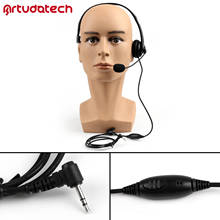 Artudatech-rádio de walkie talkie para motorola, t270, t280, t289, t4800, t4900, t5000, t5100, t6200, 2.5mm, cabo de alta resistência, headset ptt suspenso 2024 - compre barato