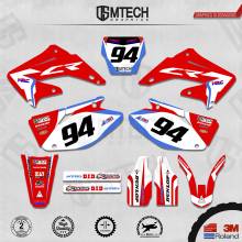 DSMTECH Customized Team Graphics Backgrounds Decals 3M Custom Stickers For 2002-2004 2005-2007 2008-2010 2011-2012 CR125-250 003 2024 - buy cheap