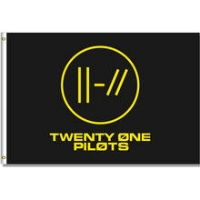 Баннер с флагом Twenty One Pilots, 2x3 фута/3x5 футов/4x6 футов, декоративный флаг, внутренняя или наружная дверь, реклама из полиэстера 2024 - купить недорого