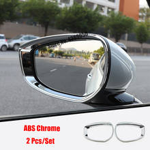 ABS Chrome For Mazda CX-30 2020 2021 accessories Car Side Door rearview mirror rain eyebrow Cover Trim Sticker car styling 2pcs 2024 - buy cheap