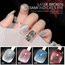 12 Colors Diamond Cat Eye Nail Gel 2021 New Non-toxic Long Lasting Nail Polish DIY Shiny Women Nail Art TSLM1 2024 - buy cheap
