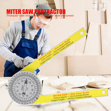 Miter Saw Protractor Finder Angle Finder Miter Gauge Goniometer Angle Finder Arm Measuring Ruler 2024 - buy cheap