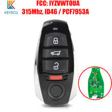 Keyecu FCC ID: IYZVWTOUA P/N: 7P6-959-754 Smart Remote Key Fob for Volkswagen Touareg 2011 2012 2013 2014 2015 2016 315MHz 7953 2024 - buy cheap