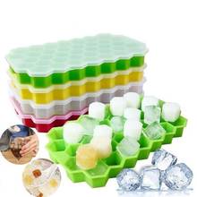 Форма для кубиков льда, 37 кубиков, форма «сделай сам» в форме сот, форма для льда, форма для мороженого, инструменты для холодных напитков на вечеринку 2024 - купить недорого