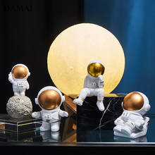 Astronaut Resin Figurine Set Modern Space Decorative Ornaments Living Room Decoration Accessories Creativity Home Decoration 2024 - buy cheap