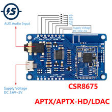 Módulo Decodificador amplificador CSR8675 LDAC BLE5.0 Bluetooth, placa receptora PCM5102A SBC/AAC/APTX/APTX-LL/APTX-HD 2024 - compra barato