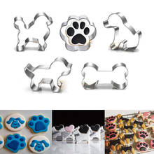 29 Styles Animals Metal Pet Dog Bone Paw Cookie Cutter Mold Sugarcraft Pastry Biscuit 3D Baking Mold Cake Decorating Bakeware 2024 - buy cheap