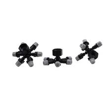 1 Set Multi-way 360 Degree Atomization Misting Grey Nozzles With 1/2" Thread Connectors Garden Irrigation Watering Sprinklers 2024 - buy cheap