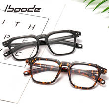 Iboode-gafas cuadradas de gran tamaño Unisex, montura de moda coreana, Retro, transparentes, ópticas, para hombre y mujer 2024 - compra barato