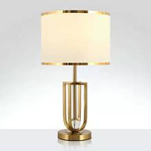 Luminária de mesa em metal com cristal, candelabro moderno de decoração estilo nórdico para quarto, sala de estar, bar, decoração de casa 2024 - compre barato