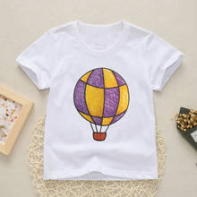 Camiseta con estampado de globos de Color para bebés, ropa divertida de manga corta a la moda, YKP020, 2021 2024 - compra barato