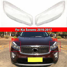 Capa de proteção para lente do farol dianteiro de carro, para kia sorento 2015, 2016, 2017, proteção para lampada 2024 - compre barato