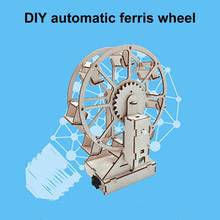 Kids DIY Science Toys Educational Scientific Experiment Kit Creative Electric Wooden DIY Ferris Wheel Kit Children Toys 2024 - buy cheap