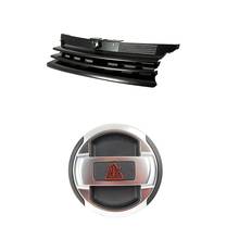 Rejilla delantera para capó de coche, accesorio negro para GOLF 4 MK4 R32, con tapa de depósito de expansión de refrigerante, Retro, 420121321 2024 - compra barato