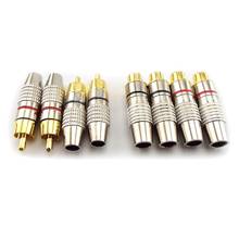 Gold Plated RCA Male Female Jack Plug Connector Audio Video Adapter Rca Female Male  Convertor for Coaxial Cable 2024 - buy cheap