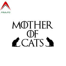 Aliauto Cartoon Creative Car Sticker Mother of Cats Lovers Mums Kitten Vinyl Waterproof Sunscreen Decal Black/Silver,13cm*8cm 2024 - buy cheap