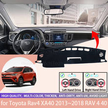 Capa protetora de painel antiderrapante para toyota rav4 xa40 2013 ~ 2018 rav 4 40 2024 - compre barato