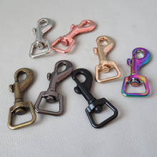 50Pcs/Pack 15mm Metal Carabiners Swivel Lobster Clasp Clip Loop Snap Hook For Dog Pet Leads Leash Hardware Sewing DIY Accessory 2024 - buy cheap