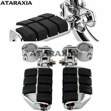 Protetor de estrada para motocicleta 25mm-32mm, apoio para os pés, braçadeira de montagem, para harley touring dyna softail sportster xl883 2024 - compre barato