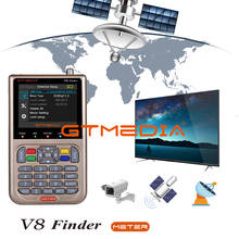 [Brazil]GTmedia satfinder Satellite Finder DVB-S2/S2X FTA v8 finder meter satellite finder pk ws 6933 freesat 2024 - buy cheap