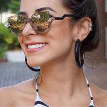 2021 new fashion luxury Brand designer Cat eye sunglasses Female Vintage women sun glasses Cat eye Gradient Eyewear UV400 2024 - buy cheap