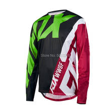 Camisa para ciclismo enduro 2021, camisa de motocross moto dh ciclismo mx mtb, camisa em jérsei 2024 - compre barato
