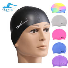 Adults Swimming Caps Silicone for Women Men Long Hair Waterproof Swim Pool Cap Ear Protection Cap  Cover Ear Bone Pool Free size 2024 - buy cheap