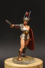 Female Gladiator Shield Figurine Tin Metal Ancient Soldier Model Ancient Rome Arena Home Decorations Gifts 2024 - buy cheap