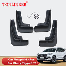 TONLINKER Mudguard For Chery Tiggo 8 T18 2020 2021 2022 Mud Flaps Mudguards Splash Guards Fender Mudflaps 4Pcs Car Accessories 2024 - buy cheap