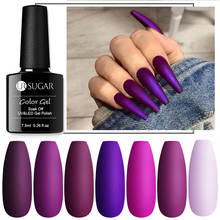Матовый Гель-лак для ногтей UR SUGAR, полуперманентный УФ-Гель-лак серии фиолетового цвета, 7,5 мл 2024 - купить недорого