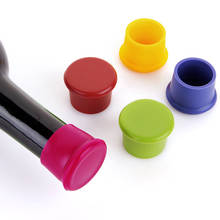 Silicone Wine Cover Beer Bottle Cap Reusable To Prevent Beer Beverage Color Leakage Wine Bottle Cap Sealer Plug Cover Bar Kitche 2024 - buy cheap