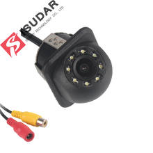 Isudar задняя камера 8 светодиодный HD с ночным видением 105 градусов Водонепроницаемая камера заднего вида цветное изображение 2024 - купить недорого