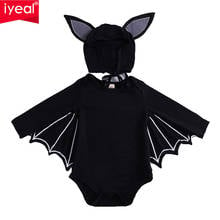 IYEAL New Arrival Halloween Kids Baby Clothes Cartoon Bat Newborn Toddler Bodysuit with Hat Baby Boy Girls Tops Outfit  9-24M 2024 - buy cheap