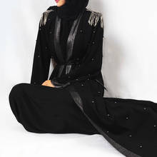 Ramadan Sequin Abaya Dubai Kimono Cardigan Hijab Muslim Dress Kaftan Dubai Ramadan Caftan Islamic Clothing Abayas Robe Musulman 2024 - buy cheap