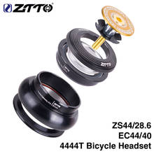 Auriculares para bicicleta de 44mm ZS44 EC44 CNC 1 1/8 "-1 1/2", marco de tubo recto a horquilla de tubo cónico, adaptador 1,5, rodamiento de auriculares MTB 4444T 2024 - compra barato