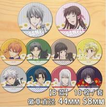 Anime Fruits Basket Honda Tooru Soma Kyo Soma Yuki Soma Shigure Figure 6118 Badge Round Brooch Pin Gifts Kids Collection Toy 2024 - buy cheap