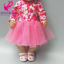 Vestido para muñeca de 43cm, vestido para muñeca de 18 pulgadas 2024 - compra barato