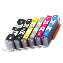 Cartucho de tinta para impressora canon, pgi570 cli571, mg5750, mg5751, mg5752, mg5753, mg 5750, 5751, 5752, 5753, cartucho de tinta 5c 2024 - compre barato