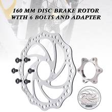 Mountain Bike Brake Rotor 160mm Disc Brake Rotor with 6 Bolts Stainless Steel Bicycle Rotors for MTB Bike Accessories 2024 - buy cheap