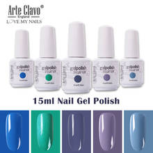 Arte Clavo 15ml Hybrid UV Semi Permanent Nail Gelpolish Manicure Gel Varnish Soak Off UV Gel Nail Polish Color Gel Polish GelLak 2024 - buy cheap