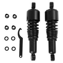 Motorcycle 10.5'' Pair Black Rear Shocks For Harley Sportster XL883 Iron XL1200 Custom Forty Eight 2024 - buy cheap