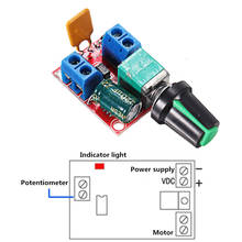 Mini Motor PWM Speed Controller DC 3V 6V 12V 24V 35V 5A Ultra Small LED Dimmer Speed Switch Governor Max 90W 2024 - buy cheap
