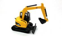 C-COOL 1/64 Hydraulic Excavator Yellow Alloy Truck Model Collectable Car Model Diecast Toy Gift 2024 - buy cheap