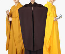 Roupa de cama zen unissex, roupa de monge kesa shaolin kung fu 2024 - compre barato