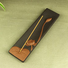 Creative Lotus Incense Stick Holder Ceramic Artwork Home Decor Office Teahouse Ornament 2024 - buy cheap